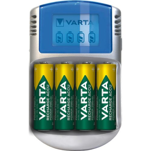 Varta 57070201451 LCD Töltő + 4x2600mAh Ready2use akkumulátor