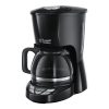 Russell Hobbs 22620-56 Textures Plus fekete 10 személyes filteres kávéfőző