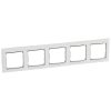 Legrand 770495 Valena Life 5-ös fehér-króm keret