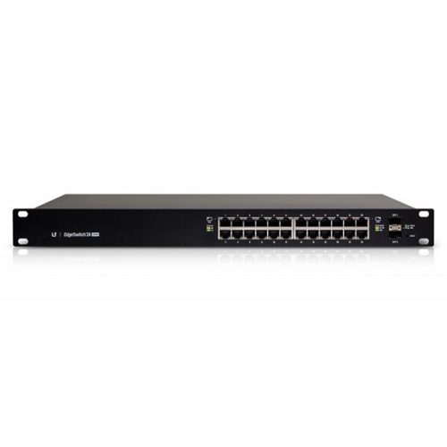 Ubiquiti EdgeSwitch 24xGigabit Ethernet port, 2xSFP port, PoE+, 19" Rackmount, 250W