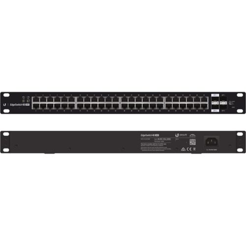 Ubiquiti EdgeSwitch 48xGigabit Ethernet port, 2xSFP, 2xSFP+ port, PoE+, 19" Rackmount, 500W