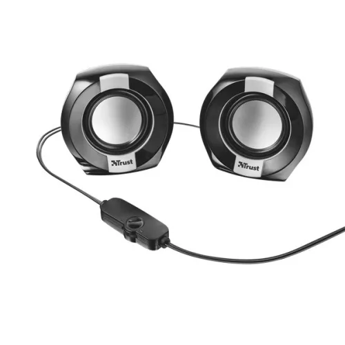 Trust Polo Compact 2.0 jack 8W USB fekete-ezüst hangszóró