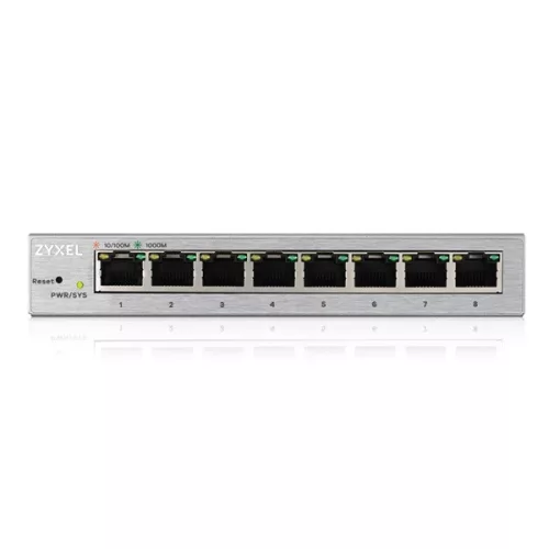 ZyXEL GS1200-8 8port GbE LAN web menedzselhető asztali switch