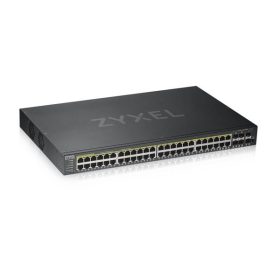   ZyXEL GS1920-48HPv2 48port GbE LAN PoE (375W) 4port Gbe combo RJ45/SFP L2 menedzselhető PoE switch