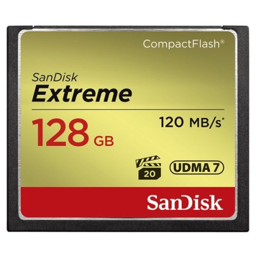 Sandisk 00124095 128GB Compact Flash Extreme memóriakártya