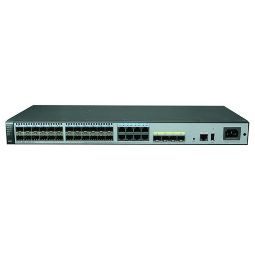 Huawei S5720-28X-LI-24S-AC 20xGbE SFP 8xGbE Combo RJ45/SFP 4x10GbE SFP+ L3 menedzselhető switch