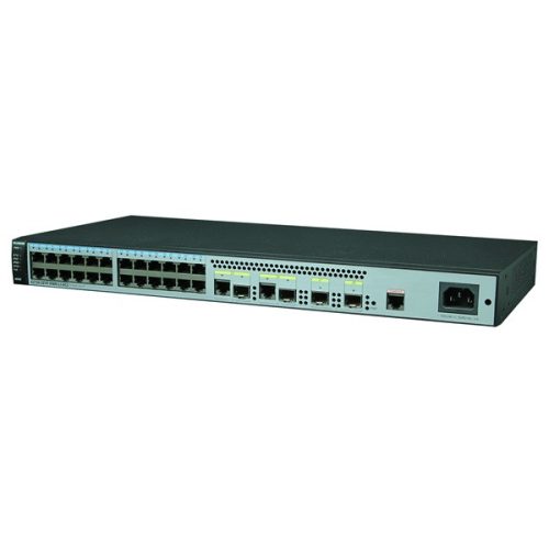 Huawei S5720-28TP-PWR-LI-ACL 8xGbE PoE+ LAN 16xGbE LAN 2xGbE Combo RJ45/SFP 2xGbE SFP PoE+ 124W L3 menedzselhető switch