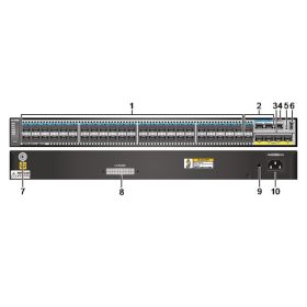   Huawei S5720-52X-LI-48S-AC 46xGbE SFP 2xGbE Combo RJ45/SFP 4x10GbE SFP+ L3 menedzselhető switch