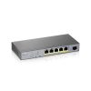 ZyXEL GS1350-6HP 5x GbE LAN PoE (60W) 1x GbE SFP smart menedzselhető CCTV PoE switch