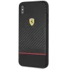Ferrari On-Ttrack Racing iPhone XS MAX karbon karbon/gumi hátlap