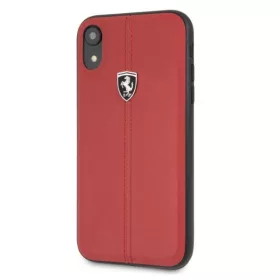 Ferrari Heritage iPhone XR piros csíkos/kemény tok