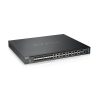 ZyXEL XS3800-28 4x10GbE LAN 8x10GbE Combo RJ45/SFP+ 16xSFP+ port L2+ menedzselhető switch