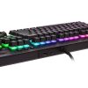 Ttesports Level 20 GT RGB (Cherry MX silver) US USB mechanikus gamer billentyűzet