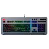 Ttesports Level 20 RGB Titanium (Cherry MX speed silver) US USB mechanikus gamer billentyűzet