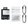 Samsung 2000GB USB 3.2 (MU-PC2T0S/WW) ezüst ujjlenyomatolvasós T7 Touch külső SSD