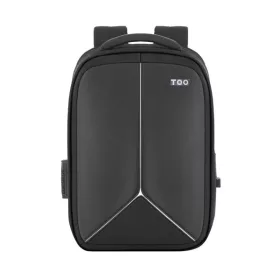   TOO 15,6" lopásbiztos zárral/multifunkciós USB portos fekete hátizsák