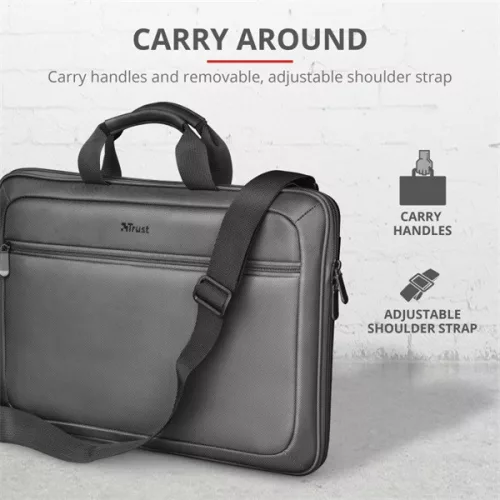 Trust York Hardcase 15,6" fekete notebook tok