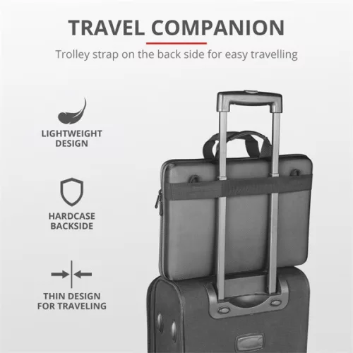 Trust York Hardcase 15,6" fekete notebook tok