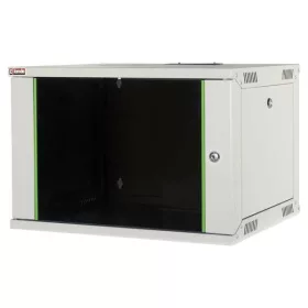   Lande LN-EUBOX09U5445-LG-1 EURObox 19" 9U 540x450 szürke fali rack szekrény