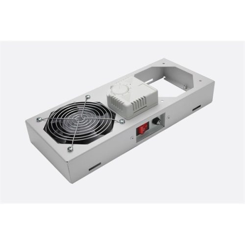 Lande LN-FAN-THM-1FWMIP-LG 1 modulos szürke ventilátor egység termosztáttal