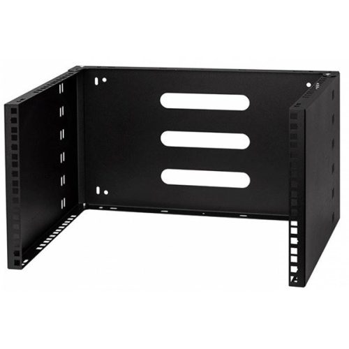 Stalflex WRH19-6U-330B 19" 6U 330mm mély fekete fali rack keret