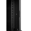 Stalflex RC10-6U-300GB 10" 6U 300 mm mély lapraszerelt fekete üveg ajtós fali rack szekrény