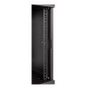 Stalflex RC10-9U-300MB 10" 9U 300 mm mély lapraszerelt fekete fém ajtós fali rack szekrény