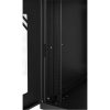 Stalflex RC19-9U-450GB 19" 9U 450 mm mély lapraszerelt fekete üveg ajtós fali rack szekrény