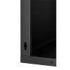 Stalflex RC19-9U-450GB 19" 9U 450 mm mély lapraszerelt fekete üveg ajtós fali rack szekrény