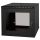 Stalflex RC19-9U-450GBP Pro 19" 9U 450 mm mély lapraszerelt fekete üveg ajtós fali rack szekrény