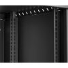 Stalflex RC19-9U-450GBP Pro 19" 9U 450 mm mély lapraszerelt fekete üveg ajtós fali rack szekrény