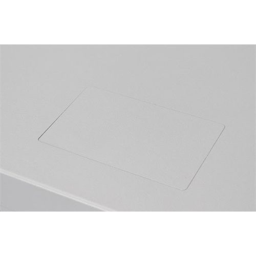 Stalflex CRC19-6U-330GG 19" 6U 330mm mély lapraszerelt szürke üveg ajtós fali rack sarokszekrény