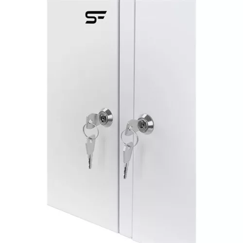 Stalflex PN2K-24D-3S-G szürke 2 kamrás falra szerelhető üres optikai elosztódoboz