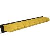 Stalflex BAR+8S-Y falra szerelhető tárolósor 8 darab sárga színű kis méretű tárolódobozzal