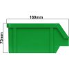 Stalflex BIN-S-G zöld színű kis méretű tárolódoboz