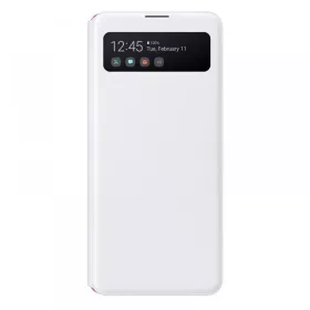   Samsung OSAM-EF-EA415PWEG Galaxy A41 s-view wallet cover fehér védőtok