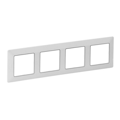 Legrand 754034 Valena Life fehér–króm 4-es keret