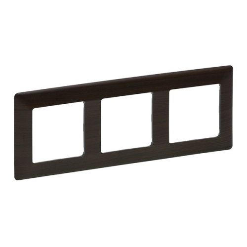 Legrand 754173 Valena Life wenge dekor 3-as keret