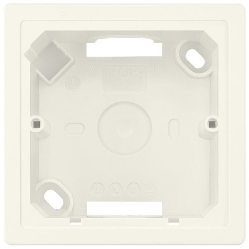 Siemens 5TG2901 DELTA LINE/STYLE titánfehér 1-es falon kívüli doboz