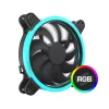 SilentiumPC 140mm Corona HP RGB ház hűtőventilátor