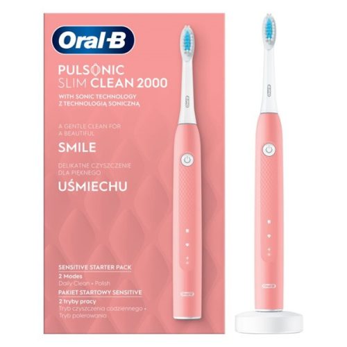 Oral-B Pulsonic Slim Clean 2000 rózsaszín elektromos fogkefe