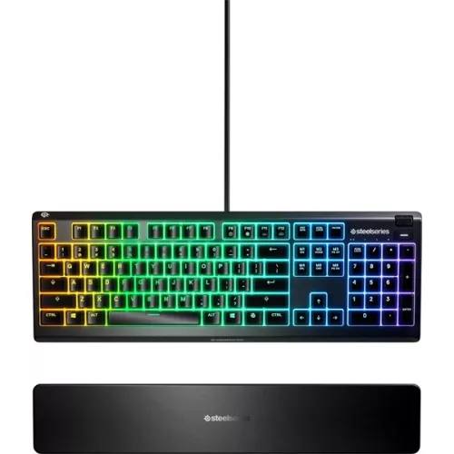 SteelSeries Apex 3 UK fekete gamer billentyűzet
