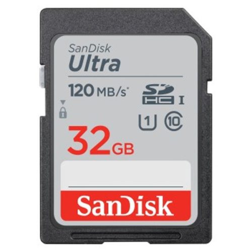 Sandisk 00186496 32GB SD (SDHC Class 10 UHS-I) Ultra memóriakártya