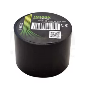 Tracon FEK50 50 mm x 20 m fekete szigetelőszalag