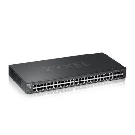   ZyXEL GS2220-50 44port GbE LAN 2xGbE SFP 4xGbE RJ45/SFP Combo port L2 menedzselhető switch