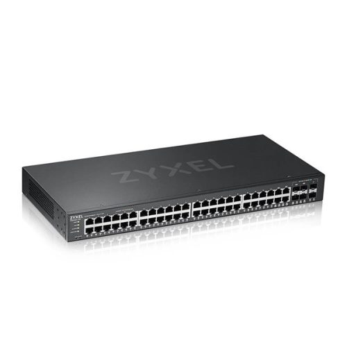 ZyXEL GS2220-50 44port GbE LAN 2xGbE SFP 4xGbE RJ45/SFP Combo port L2 menedzselhető switch