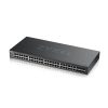 ZyXEL GS2220-50 44port GbE LAN 2xGbE SFP 4xGbE RJ45/SFP Combo port L2 menedzselhető switch