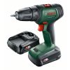 Bosch 06039D4002 Universaldrill 18V 2x1,5Ah kofferban akkus fúró-csavarozó