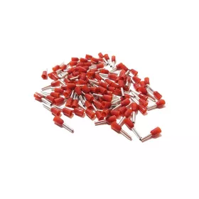 Tracon E113 1.5 mm2 100 db Szigetelt piros érvéghüvely