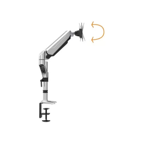 DIGITUS gázrugós C-bilincses univerzális (VESA 75/100) 1-es ezüst monitor tartó konzol